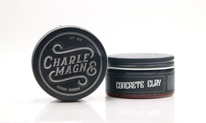 Charlemagne Concrete Clay Pomade Haarstyling Wachs Vegan - 1 x 100 ml - Bild 1 von 2