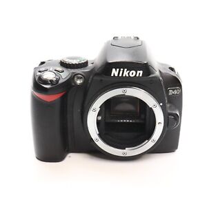 Nikon D40 digitale 6,1-MP-Spiegelreflexkamera – schwarz (nur Gehäuse) DEFEKT – JB 139-