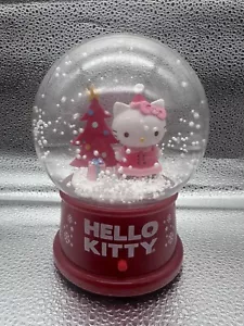 Hello Kitty Gemmy Snowglobe 2013 Plastica Suoni Musicali Elettronici Sanrio FUNZIONA! - Foto 1 di 5