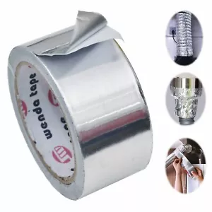Al-Foil Tape Thermal Resist Duct Pipe Sealant Range Hood Adhesive Sealing Repair - Picture 1 of 12