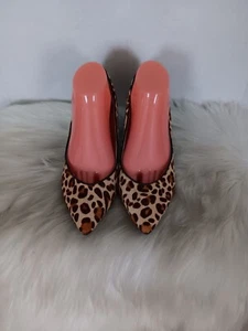 Zapatos de salón Marc Fisher Mana para mujer talla 8,5 M con estampado de leopardo de cuero de vaca  - Imagen 1 de 12