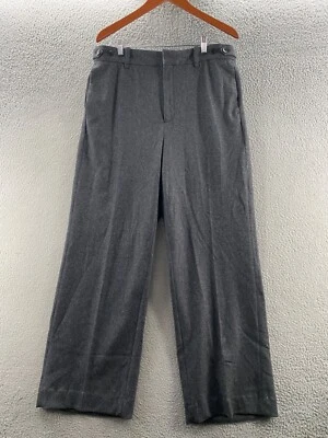 Banana Republic Pants Womens 16 Gray Wool Blend Lined Wide Leg Career Casual - Image 1 of 4