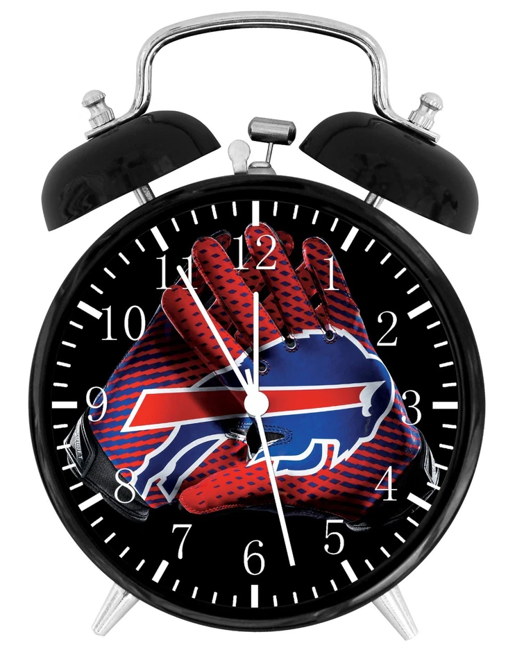   Buffalo Bills Football Alarm Desk Clock Home Decor F118 Nice Gift  - Image 1 of 1