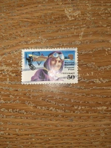 STAMP SCOTT C128 "H. Quimby" 50 CENT USED 1991 - Picture 1 of 3
