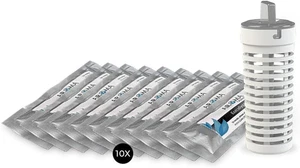 Caja de 10 sobres de cuentas de aromaterapia de eucalipto / 1 cesta para bañeras y wa - Imagen 1 de 5
