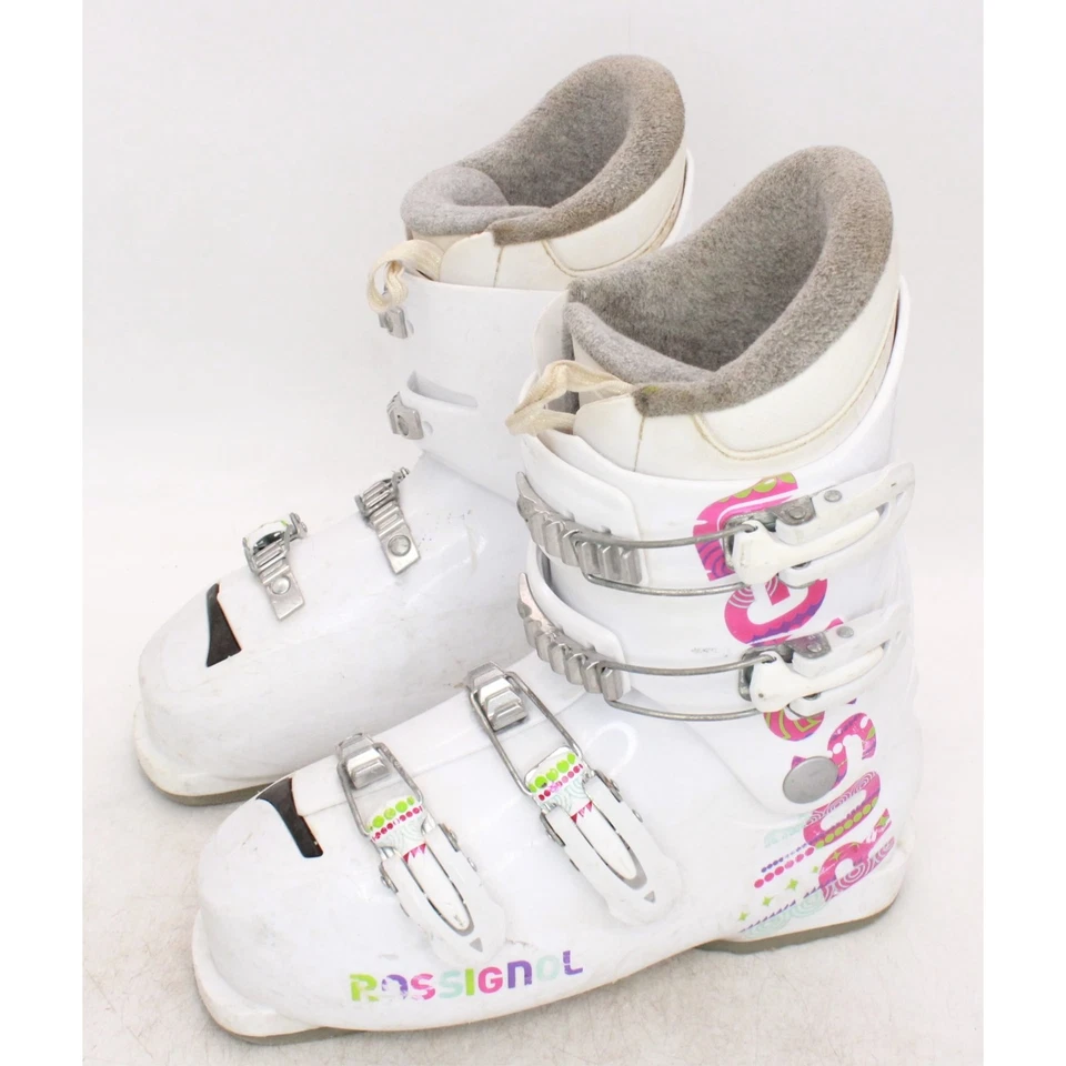 Rossignol Fun Girl Junior Ski Boots - Size 6.5 / Mondo 24.5 Used