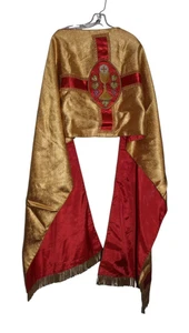 Golden Humeral Veil Easter Christmas Joy - Picture 1 of 5