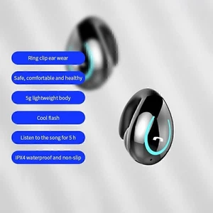 Wireless Bluetooth 5.0 Earphone Headphones Mini Earbud IPX4 Waterproof Headset - Picture 1 of 12