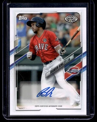 2021 Topps Pro Debut #PD-105 Brandon Howlett Autographs - Image 1 of 2