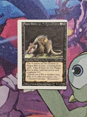 Mtg Revised Plague Rats Miscut with Twist - Image 1 of 2