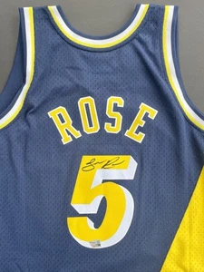 Jalen Rose Signed Autographed Indiana Pacers Jersey Michigan Fanatics Coa  - Picture 1 of 6