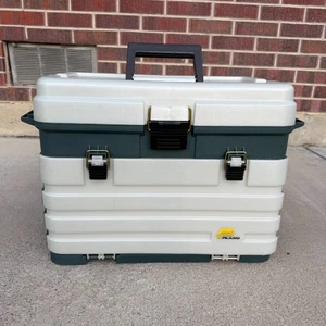 Plano 787 Tackle Box Grün Weiß 4 Schubladen Angeln Aufbewahrung Organizer Made in USA - Bild 1 von 9