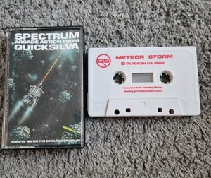 Meteor Storm -  QuickSilva- 16K/48K/128K ZX Spectrum Tested 1982 vgc - Picture 1 of 4