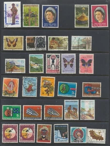 Estampillas de Papúa Nueva Guinea 1965 - 1985 reverso del libro selección de 56 sellos - Imagen 1 de 2
