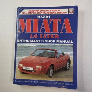 Mazda Miata 1.6 Liter Enthusiasts Shop Manual, Covers All 1.6 Miatas From 89-94 - Bild 1 von 4