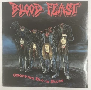 Blood Feast – 1990 - Chopping Block Blues, 1st press, Thrash Metal - Picture 1 of 4