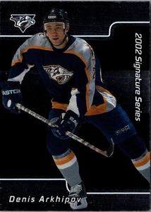 2001 Be a Player Signature Series Denis Arkhipov #042 Nashville Predators - Picture 1 of 2