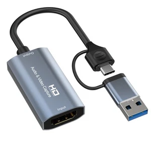 4K -Compatible avec Type-C+USB Video Capture Card 4K Recording Capture Card R2S3 - Photo 1/10