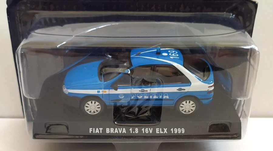 DE AGOSTINI 1:43  AUTO FIAT BRAVA 1.8 16V ELX  1999  POLIZIA    RM POLIZIA 1 - Immagine 1 di 1