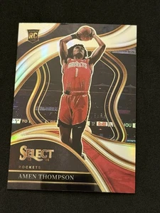 2023-24 Panini Select #274 Amen Thompson Silver Prizms ROOKIE COURTSIDE - Bild 1 von 2