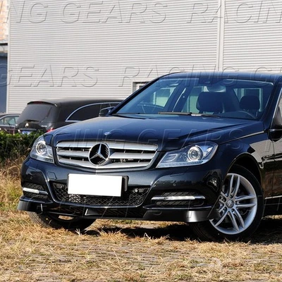 PARAGOLPES DELANTERO DIVISOR LIP APTO PARA MERCEDES-BENZ W204 CLASE C PINTADO NEGRO Foto 1 de 4