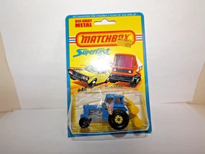 MATCHBOX S/F NR. 46-C FORD TRAKTOR BLAUE KAROSSERIE, GELBE NABEN MIBLISTER - Bild 1 von 4