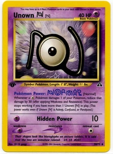 Pokemon - 1. Edition Neo Entdeckung Unown N 50/75 LP - Bild 1 von 2