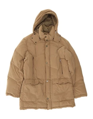 Abrigo acolchado con capucha PAL ZILERI para hombre Reino Unido 42 XL beige DB95 Foto 1 de 3