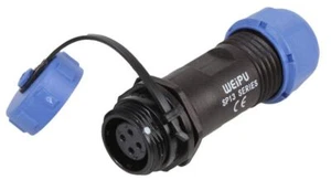 PRO ELEC - Circular Threaded Connector Inline Socket, 4-Pole, 5-8mm, IP68 - Picture 1 of 1