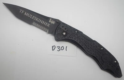 HK Pika II Heckler & Koch Tanto Combo Edged Blade Benchmade 14452 Pocket Knife - Image 1 of 4
