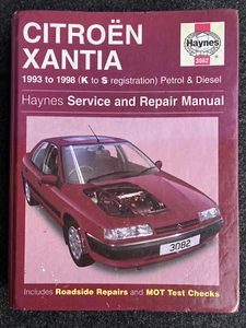 Haynes manual - Citroen Xantia '93-'98 (K to S reg) Petrol & Diesel - Picture 1 of 1