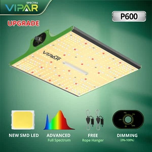 VIPARSPECTRA P600 Led Grow Light Sunlike Full Spectrum Lamp for All Seedling Veg - Picture 1 of 9