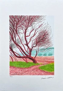 DAVID HOCKNEY - The Arrival of Spring in Woldgate 18th March - signed, 65/500 - Picture 1 of 4
