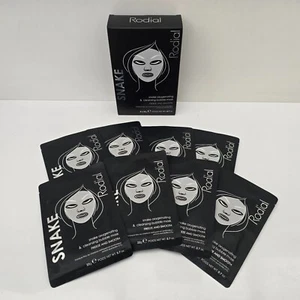 RODIAL 🦋 Snake Oxygenating & Cleansing Bubble Mask 8 x 22g Single Masks - BOXED - Picture 1 of 5