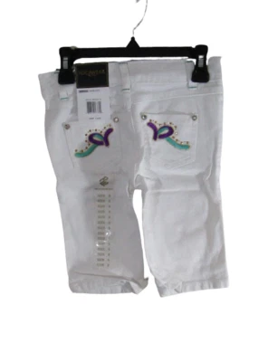 Bermudas vaqueras Rocawear nuevas con etiquetas 6 blancas precio de venta sugerido por el fabricante 34 USD Foto 1 de 2