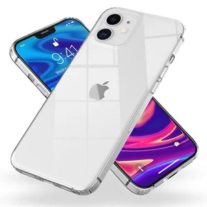 Funda protectora transparente para iPhone 12 mini, funda rígida resistente a arañazos - Imagen 1 de 7
