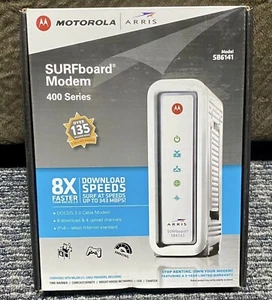 Motorola Surfboard Extreme Cable Modem SB6141 DOCSIS 3.0 - Picture 1 of 3
