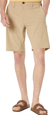 Volcom Frickin Cross Shred Static Dark Khaki Hybrid Shorts D1145 Men's Size 31 - Image 1 of 3