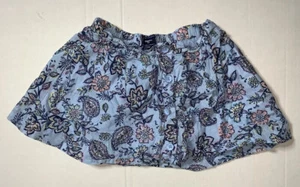 Preowned- Gap Kids Button Front Floral Skirt Girls (Size S/6-7) - Picture 1 of 5