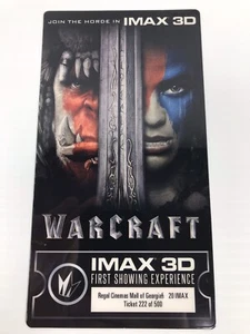Warcraft Kino Sammler Ticket LE500 - Bild 1 von 3