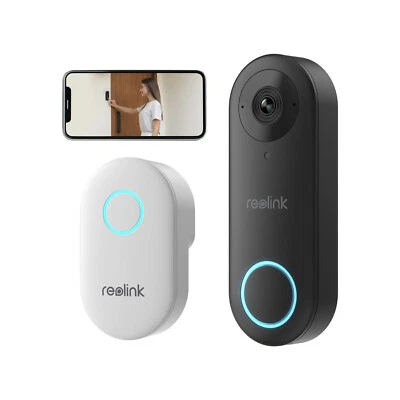 Reolink Video Doorbell HD Wired Doorbell with Camera, 2.4/5GHz Wi-Fi - Image 1 of 4