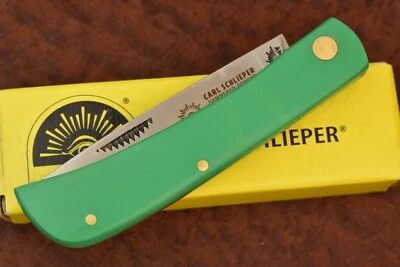 CUCHILLO SODBUSTER VERDE MARCA OJO ALEMÁN CARL SCHLIEPER 99JRG SOLINGEN ALEMANIA Foto 1 de 4