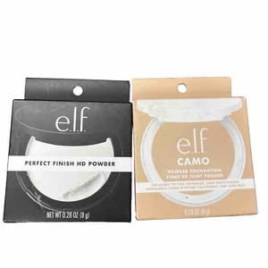 e.l.f.  Perfect Finish Had Powder ,camo Powder Foundation Both As Shown 0.28 Oz - Picture 1 of 3