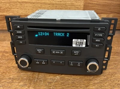Chevy Cobalt Pontiac Pursuit 2005-06 radio CD AM/FM fabricante de equipos originales nuevo desbloqueado Foto 1 de 4