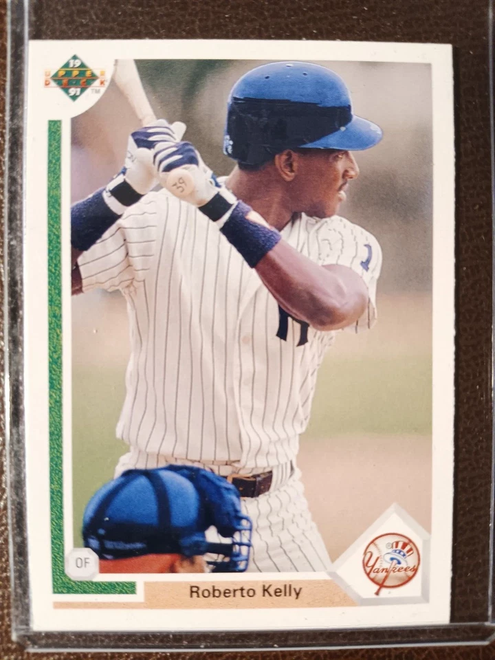 ROBERTO KELLY YANKEES 1991 UPPER DECK BASEBALL CARD #372 - Image 1 of 1