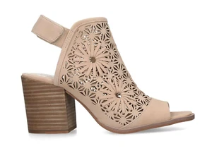 Vince Camuto Kalison Leather Block Heel Sandals - Tan* - UK6/US8 - RRP £139 - Picture 1 of 10