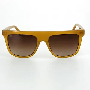DIFF Stevie Sunglasses mod. DE01-0134-ECBGP Brown Flat Top Shades Polarized New - Picture 1 of 14
