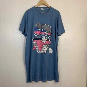 Camicia da notte vintage "Non disturbare" gatto e topo taglia: OS - Foto 1 di 7