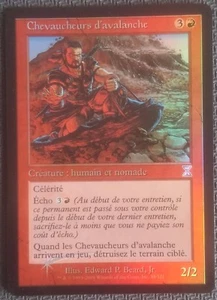 Chevaucheurs d'avalanche VF FOIL PREMIUM - French Avalanche Riders - Magic mtg - - Picture 1 of 1