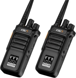 Long Range Walkie Talkie 100 Mile Two Way Radio Charge Headset Waterproof 2 PACK - Afbeelding 1 van 6